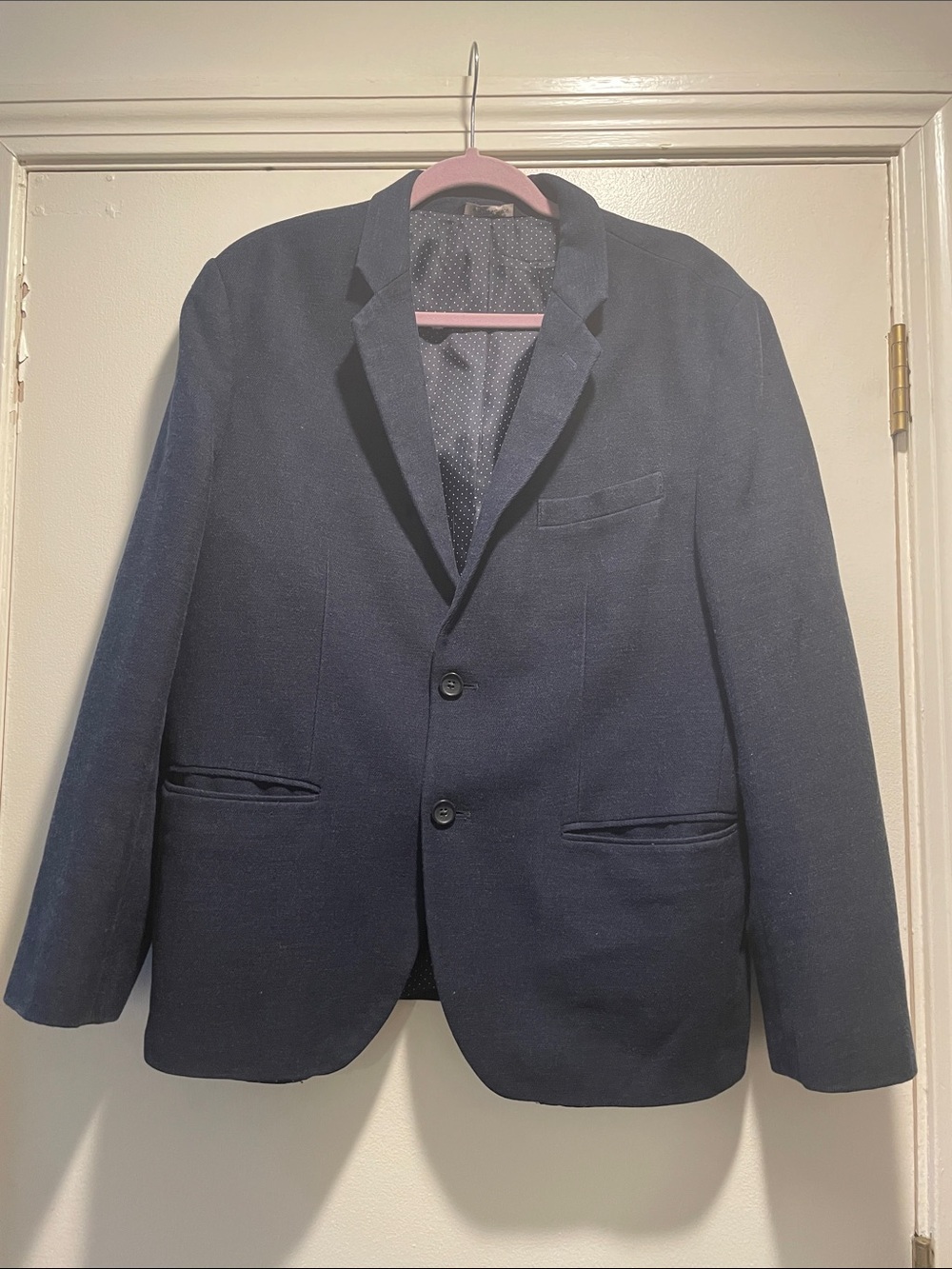 Banana Republic Tailored Slim Fit Dark Navy Two-Button Sport Coat Vietnam